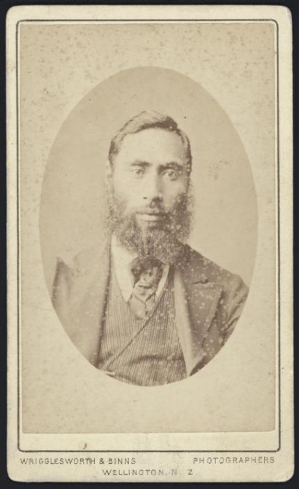 Wrigglesworth & Binns, fl 1874-1900 : Photograph of Hori Kerei Taiaroa