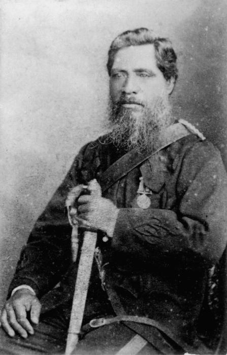 Photographer unknown - photograph of Major Ropata