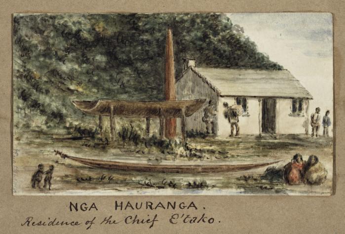 Nga Hauranga, Residence of the Chief E'Tako