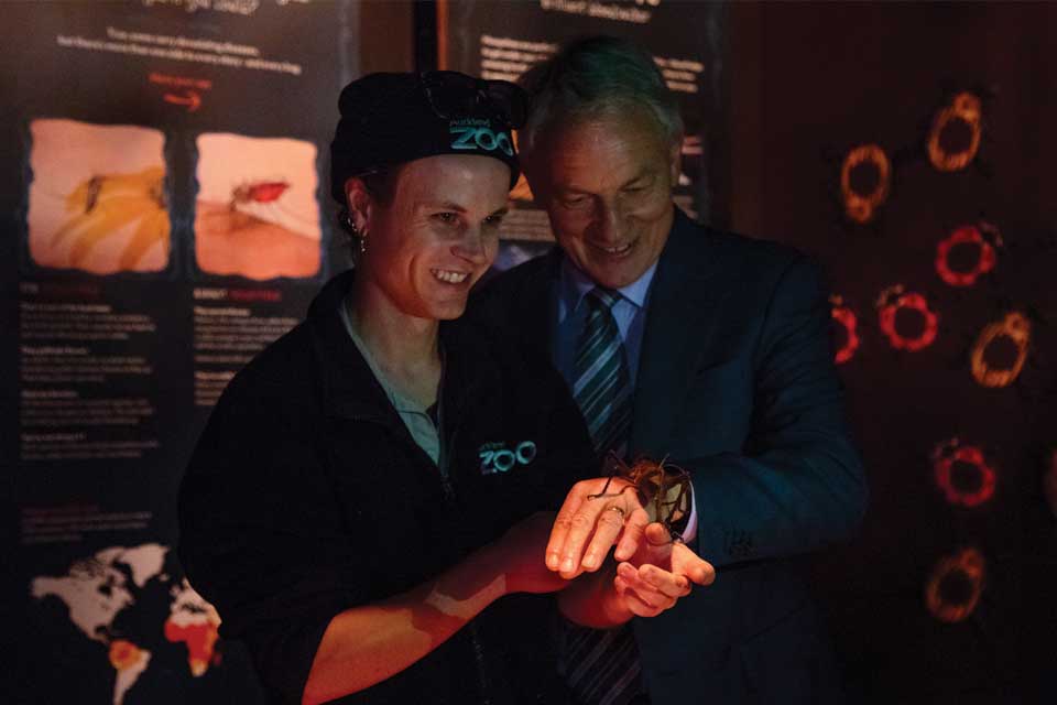 Auckland's Mayor Phil Goff officially opens Bug Lab