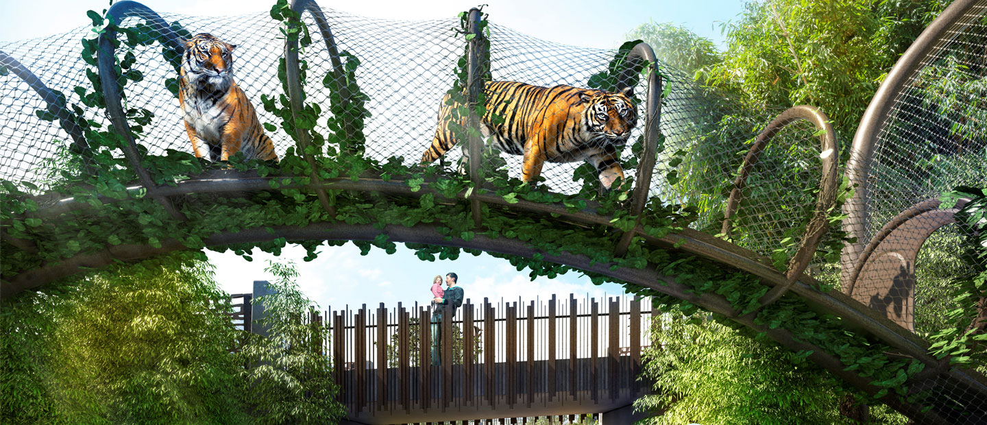 #Future Zoo: Check out the progress on our Sumatran tiger and otter habitats!